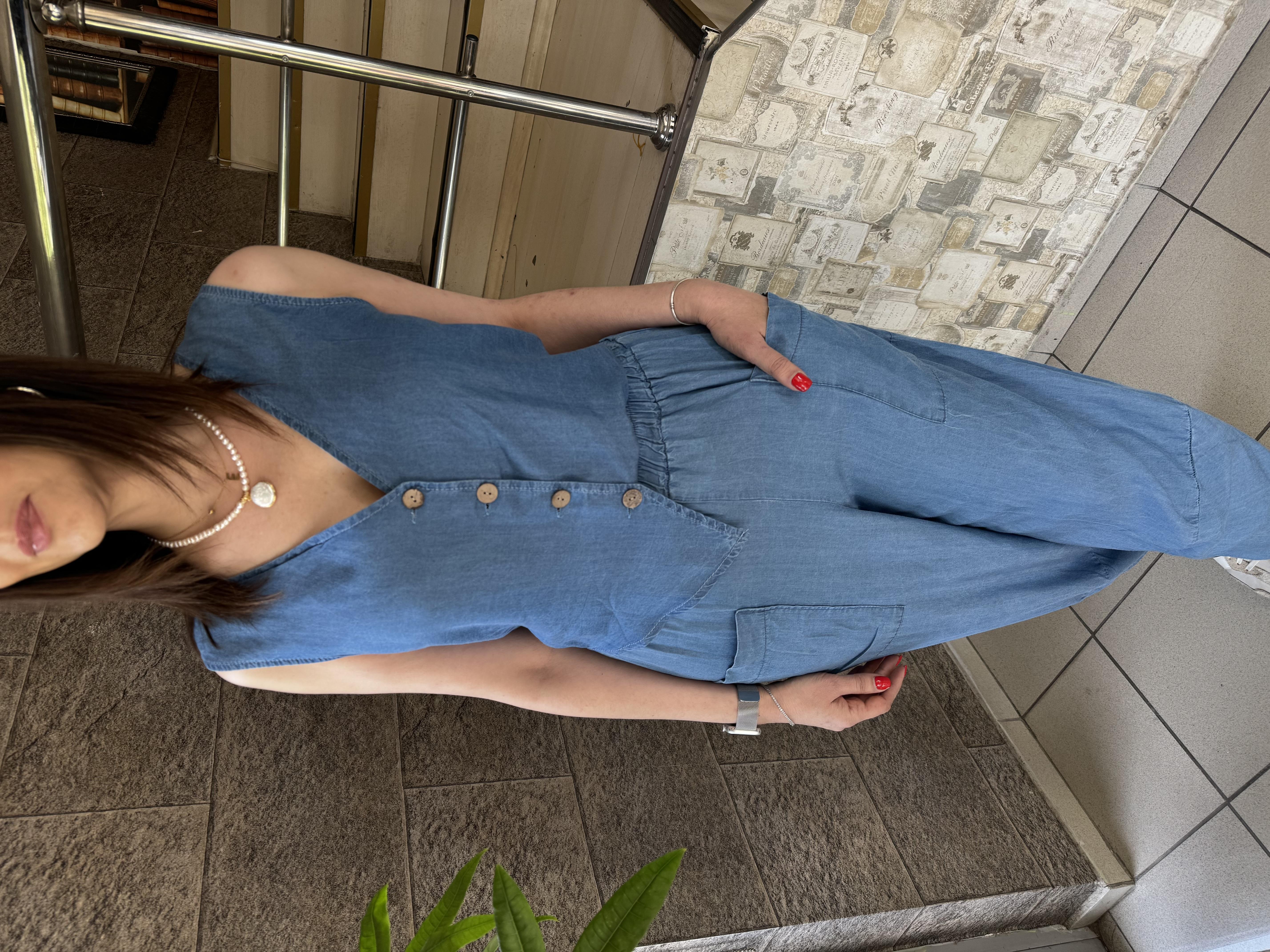 Tencel İthal Yelek 5190