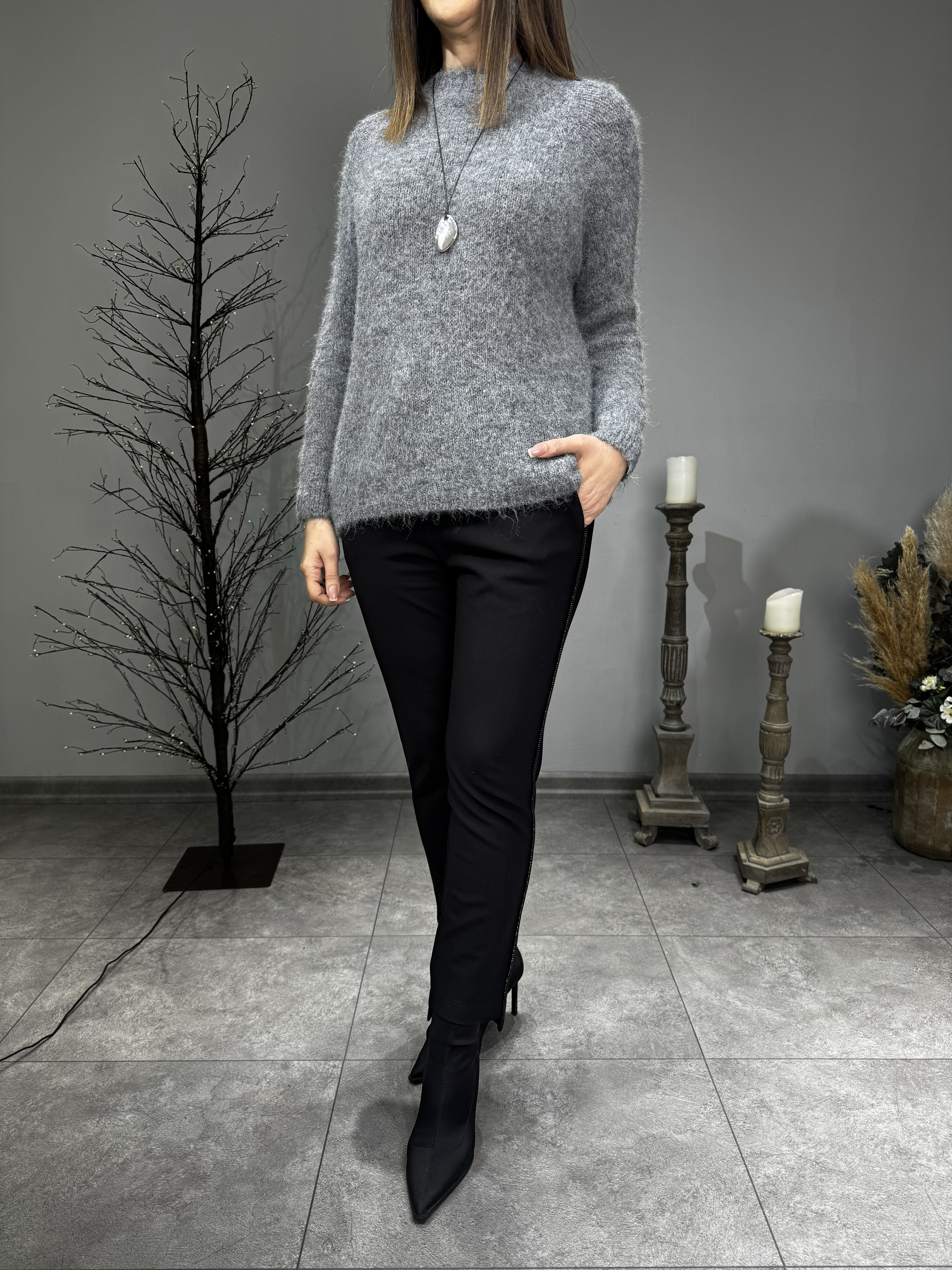 Yarım Balıkçı İthal Yünlü Triko 2773 · 8