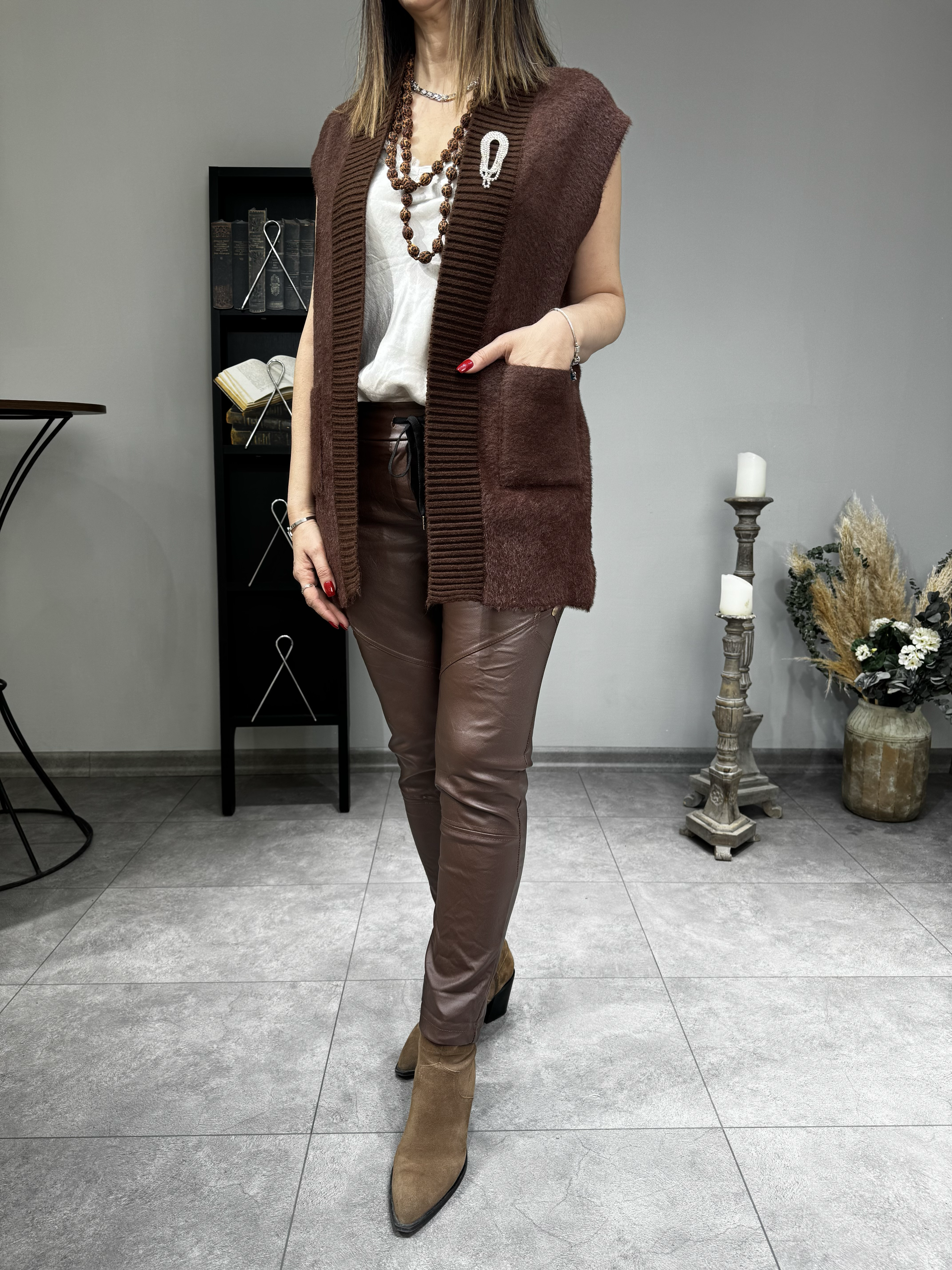 Yerli Angora Yelek 2454 · 5