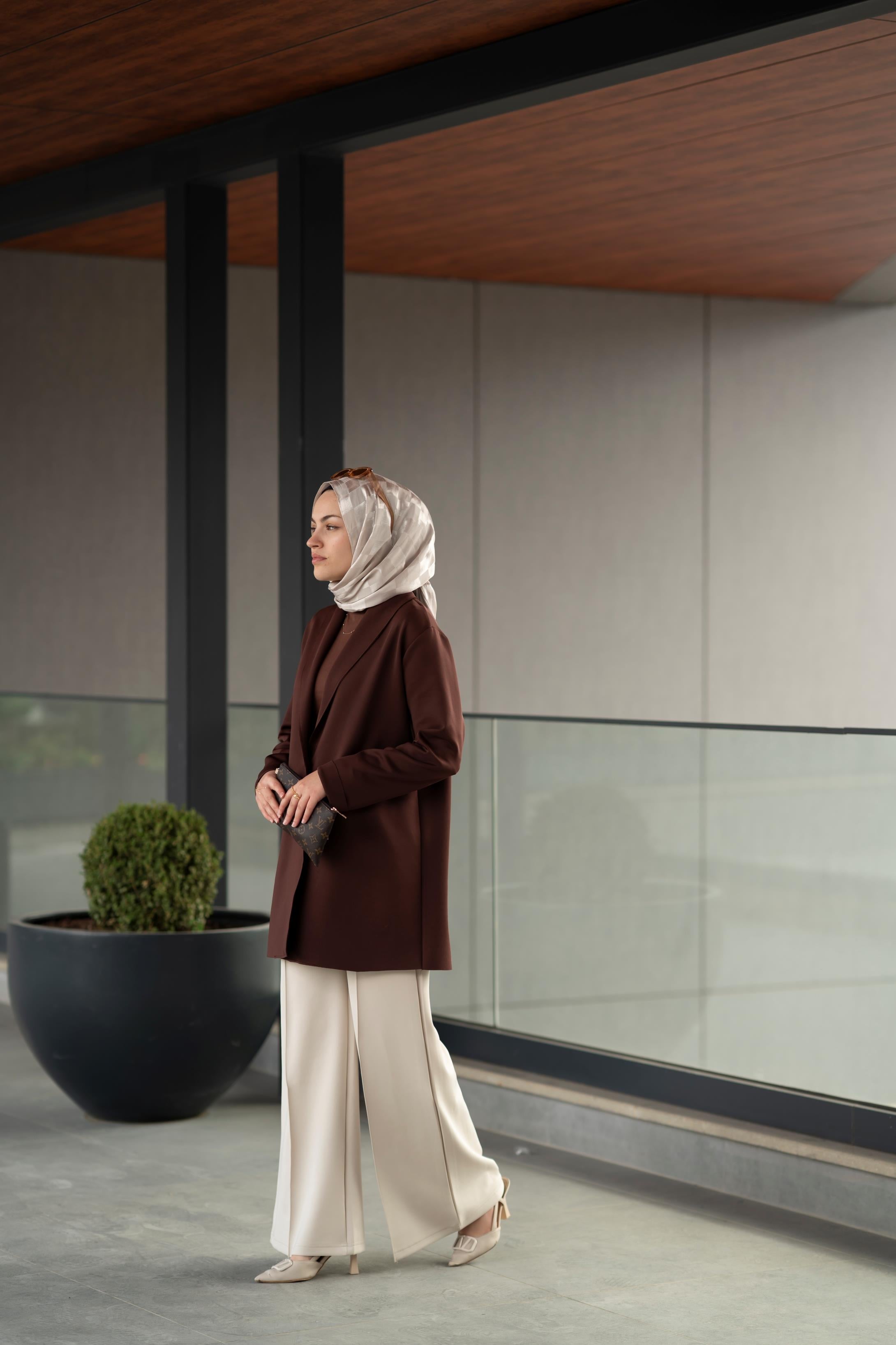 Scuba Kahve Ceket Arya