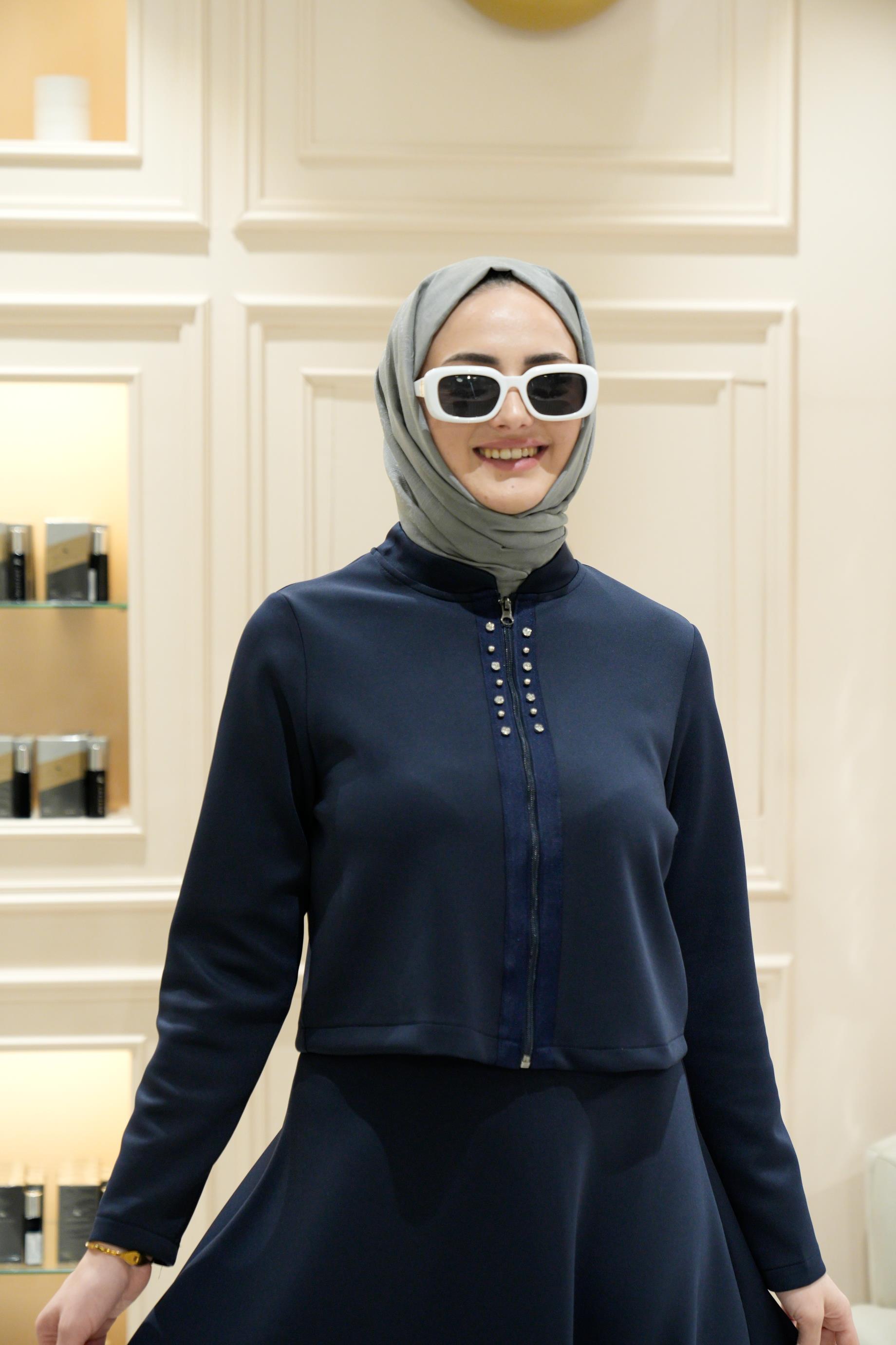 Scuba Lacivert Etekli Takım Karina