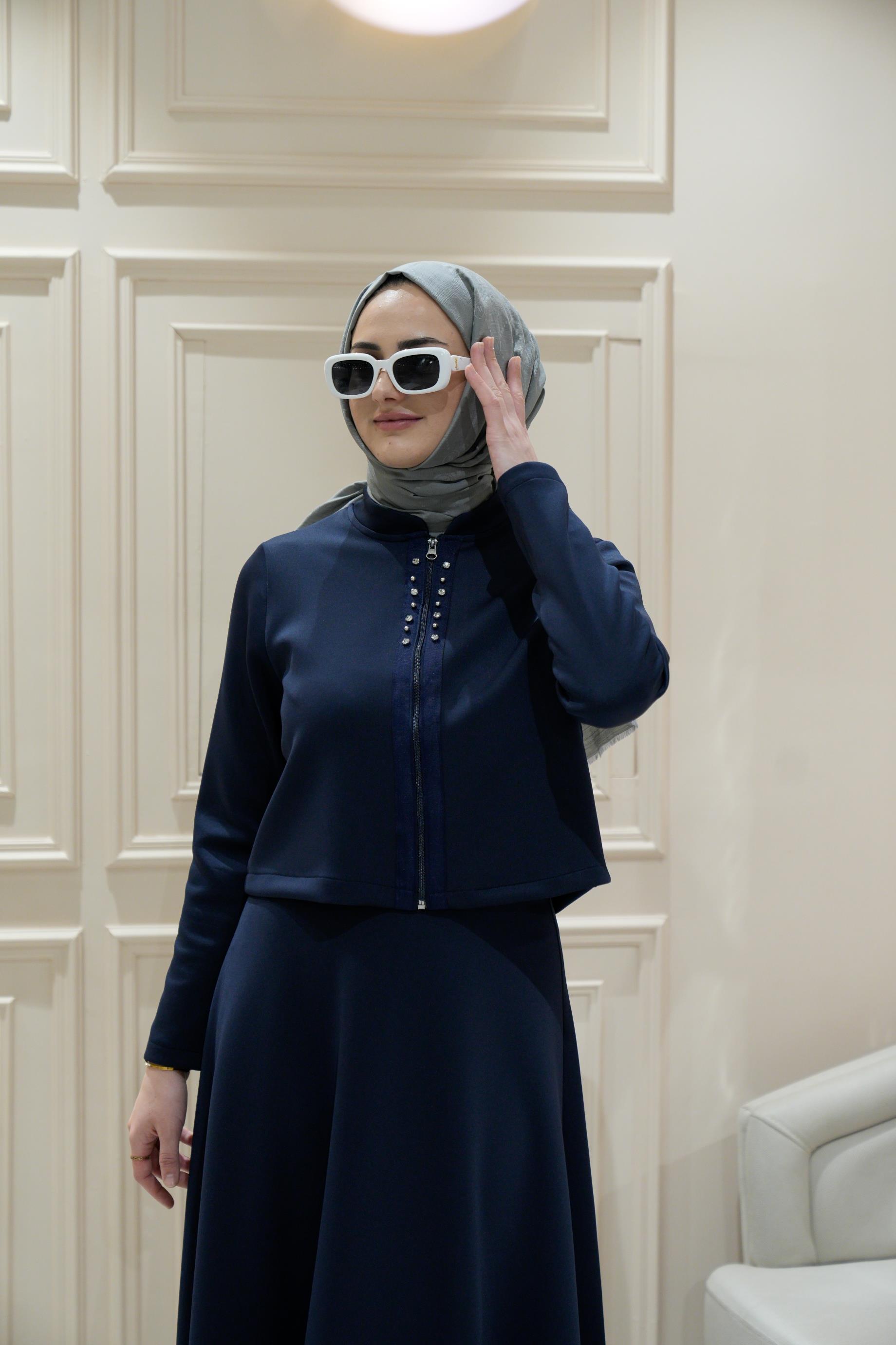 Scuba Lacivert Etekli Takım Karina