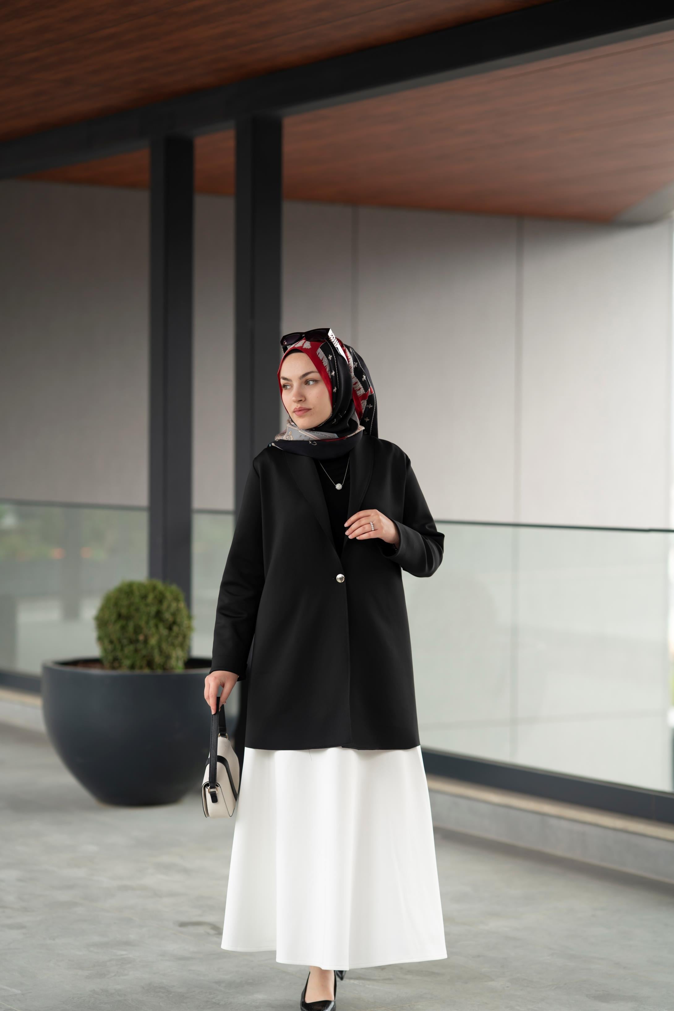 Scuba Siyah Ceket Arya