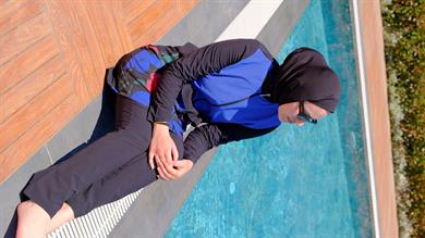 Desenli Tesettür Haşema Blossom