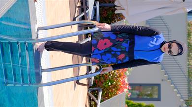 Desenli Tesettür Haşema Blossom