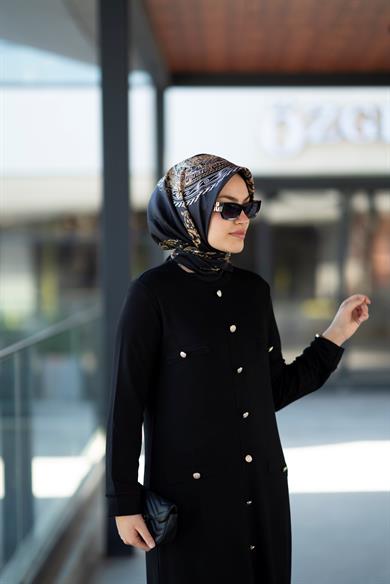 Günlük Şık Siyah Bambu Beyond Elbise