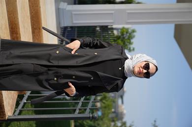 Klasik Su Geçirmez Rüzgar Geçirmez Astarlı Siyah Trençkot Melisa