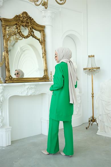 Krep Benetton Yeşil Beyond İkili Takım