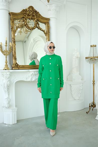 Krep Benetton Yeşil Beyond İkili Takım