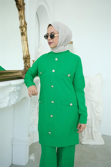 Krep Benetton Yeşil Beyond İkili Takım