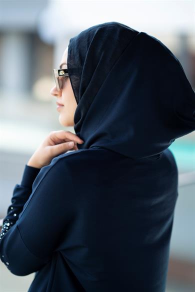 Latera Taş Detaylı Sweat Lacivert