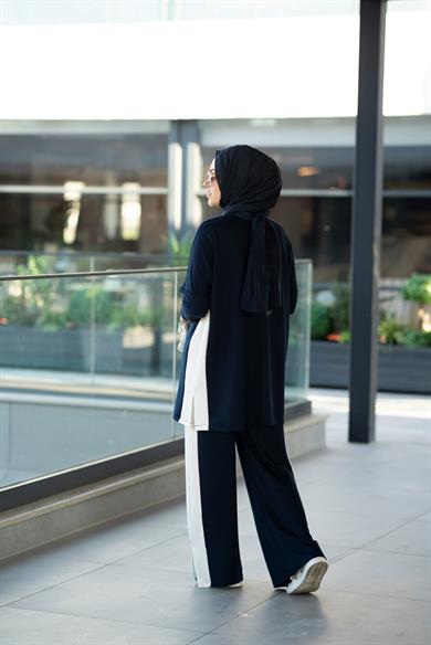 Merlin Takım Lacivert Bambu İki İplik