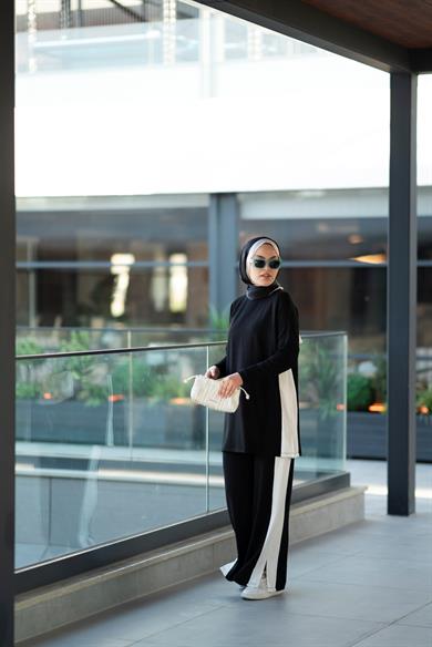 Merlin Takım Siyah Bambu İki İplik