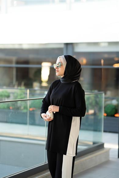 Merlin Takım Siyah Bambu İki İplik