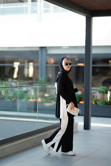 Merlin Takım Siyah Bambu İki İplik