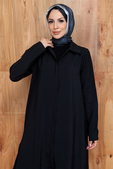 Mina Modal Qupra Siyah Bol Kesim Rahat İkili Takım