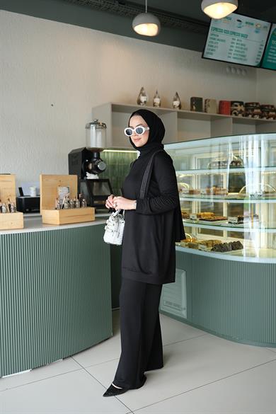 Omzu Taşlı Rahat Bambu İki İplik İkili Takım Molde