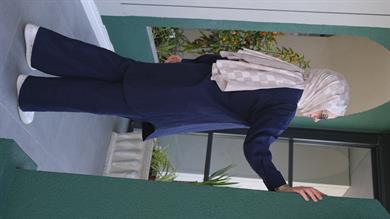 Qupra Çıt Çıtlı Gömlek Pantolon Lacivert İkili Takım Cloud