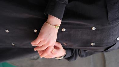 Qupra Çıt Çıtlı Gömlek Pantolon Siyah İkili Takım Cloud