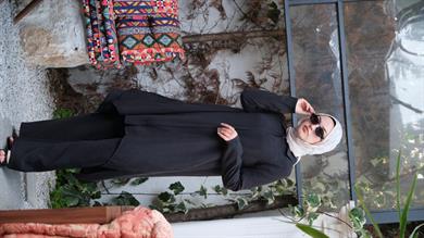 Qupra Giy Çık Kap&Pantolon Takım Mina Siyah
