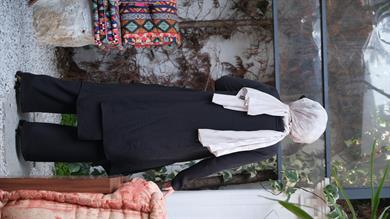 Qupra Giy Çık Kap&Pantolon Takım Mina Siyah