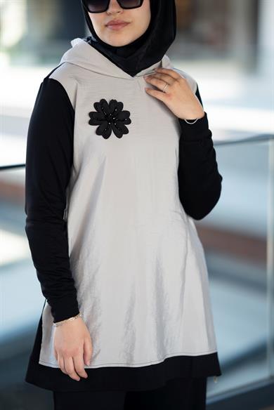 Qupra Kumaş Bambu Penye Vizon İkili Takım Noor