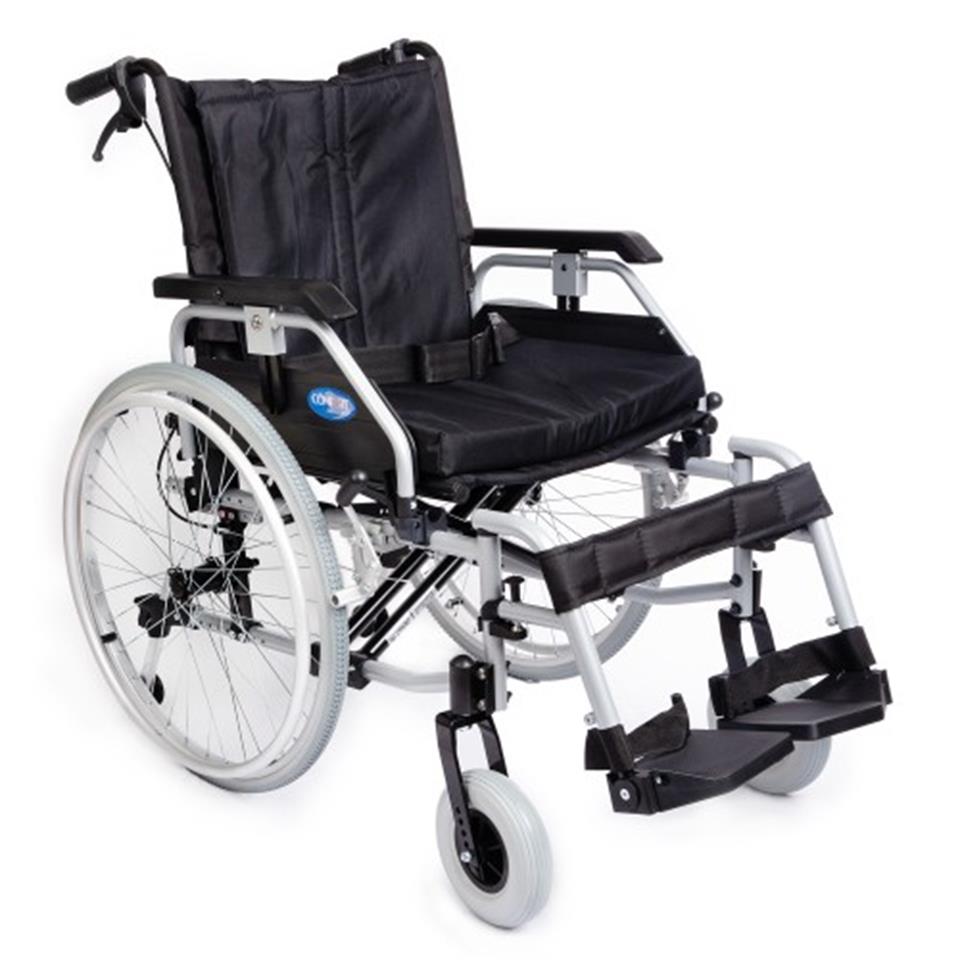 Akülü Tekerlekli SandalyeComfort Plus DM-Strong New 50 cm Hafif Alüminyum Manuel Tekerlekli Sandalye