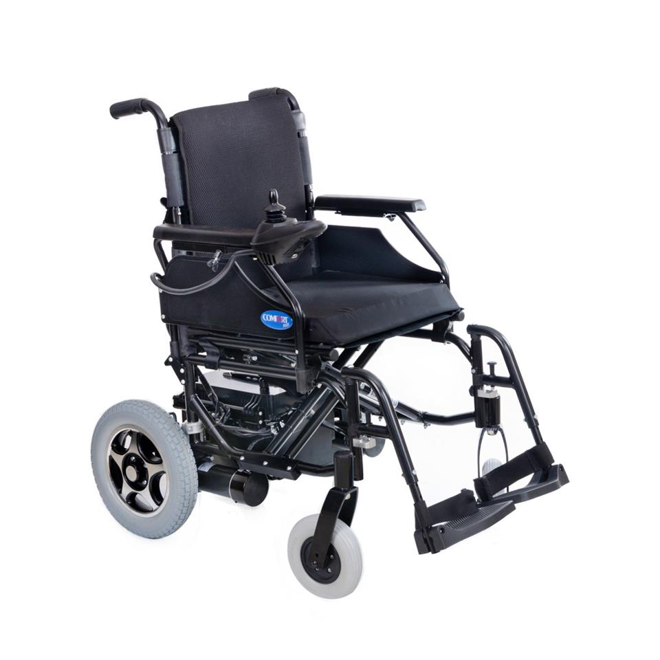 Katlanabilir Akülü SandalyeComfort Plus Escape LX Akülü Tekerlekli Sandalye Siyah