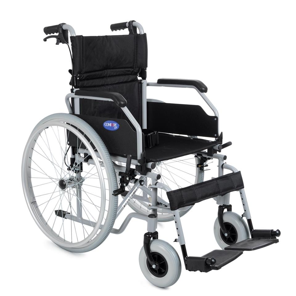 Manuel Tekerlekli SandalyeComfort Plus DM-321 45cm Hafif Alüminyum Özellikli Tekerlekli Sandalye