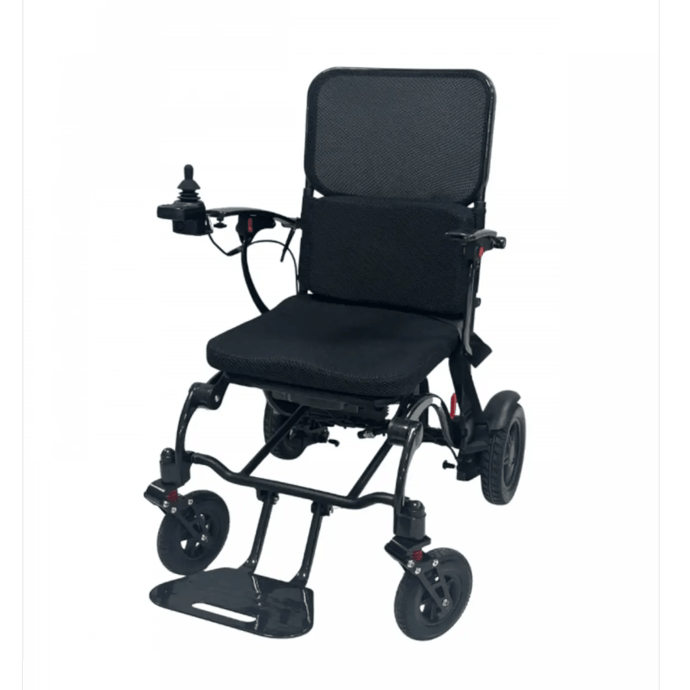 Ultra Hafif Akülü SandalyePoylin P214 Karbon Fiber Akülü Tekerlekli Sandalye