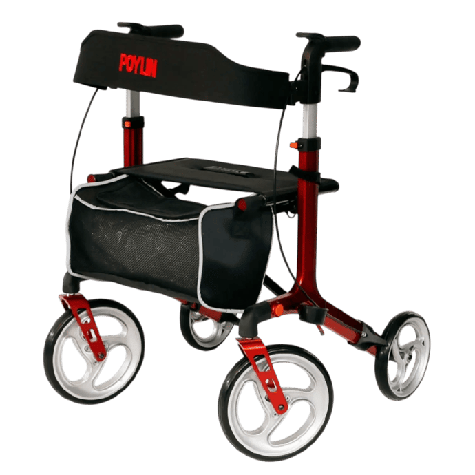 Yürüteç/Walker RolatörPoylin P888 Ultra Lüks Rolatör Kırmızı