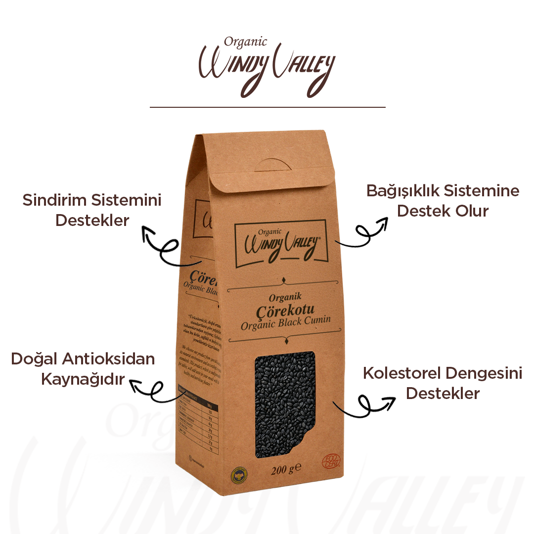 Organik Çörek Otu (200 gr) 