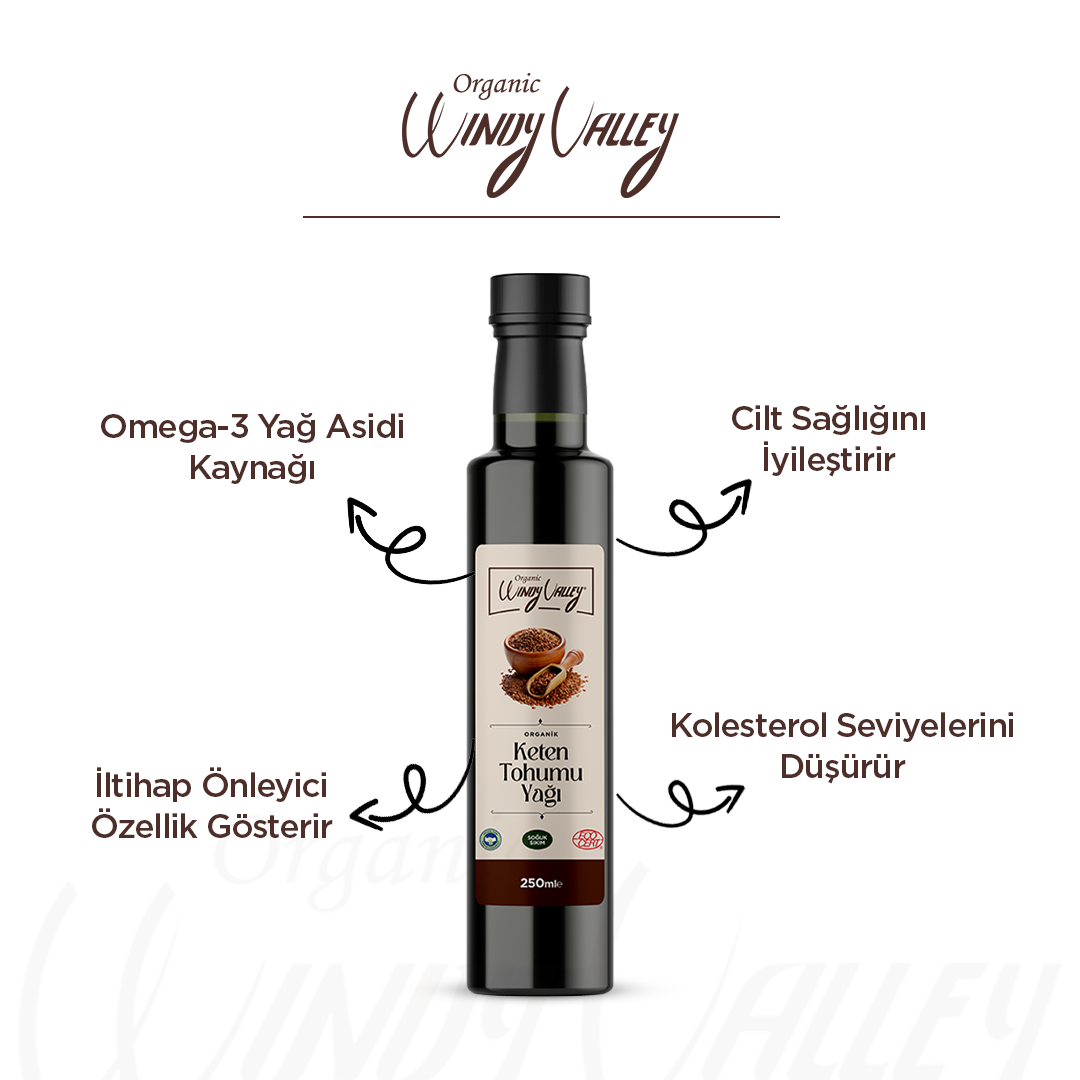 Organik Çörekotu Yağı & Keten Tohumu Yağı Seti
