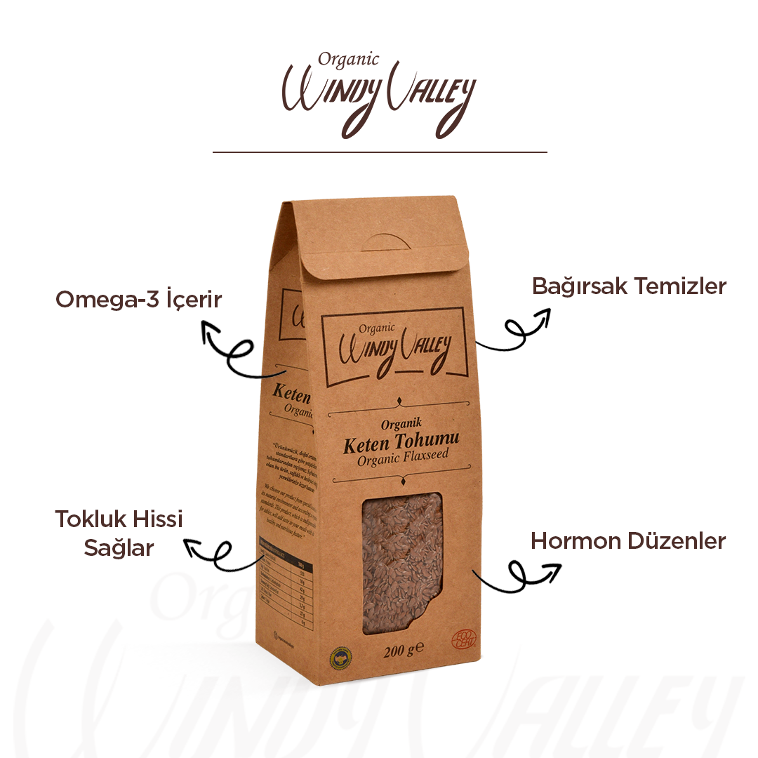 Organik Keten Tohumu (200 gr) 