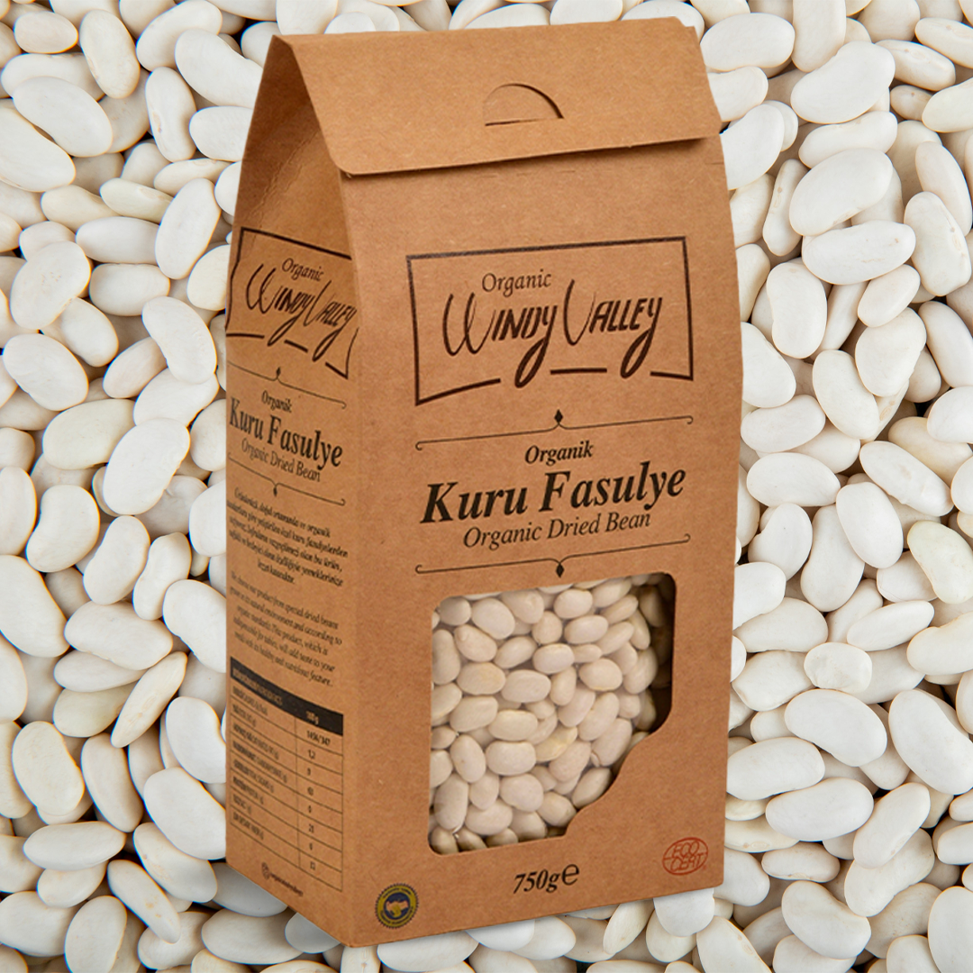 Organik Kuru Fasulye  (750  gr) Yerli ürün