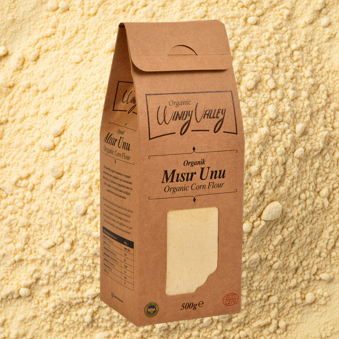 Organik Mısır Unu (500 gr) Yerli ürün