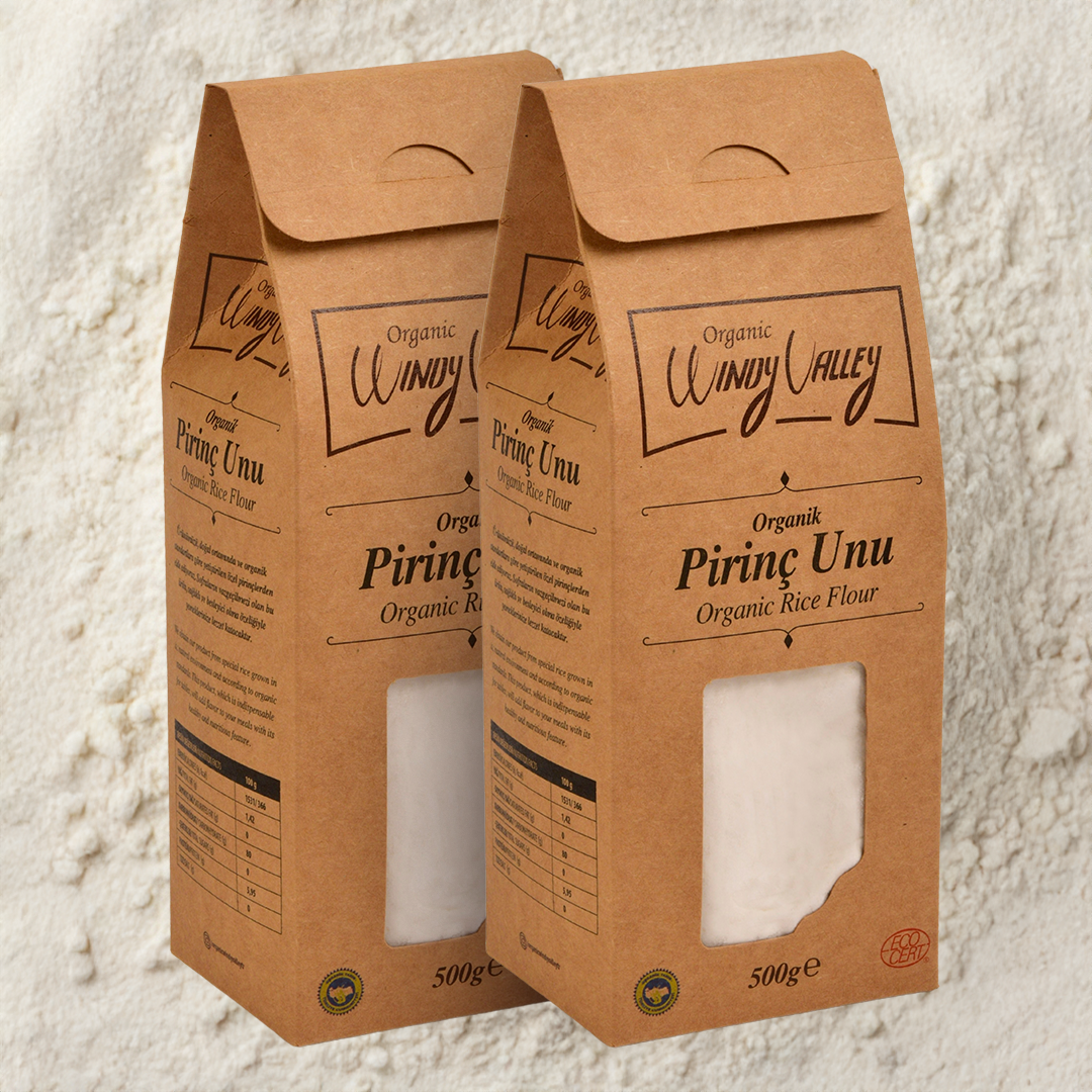 Organik Pirinç Unu  (1 Kg)  Yerli ürün