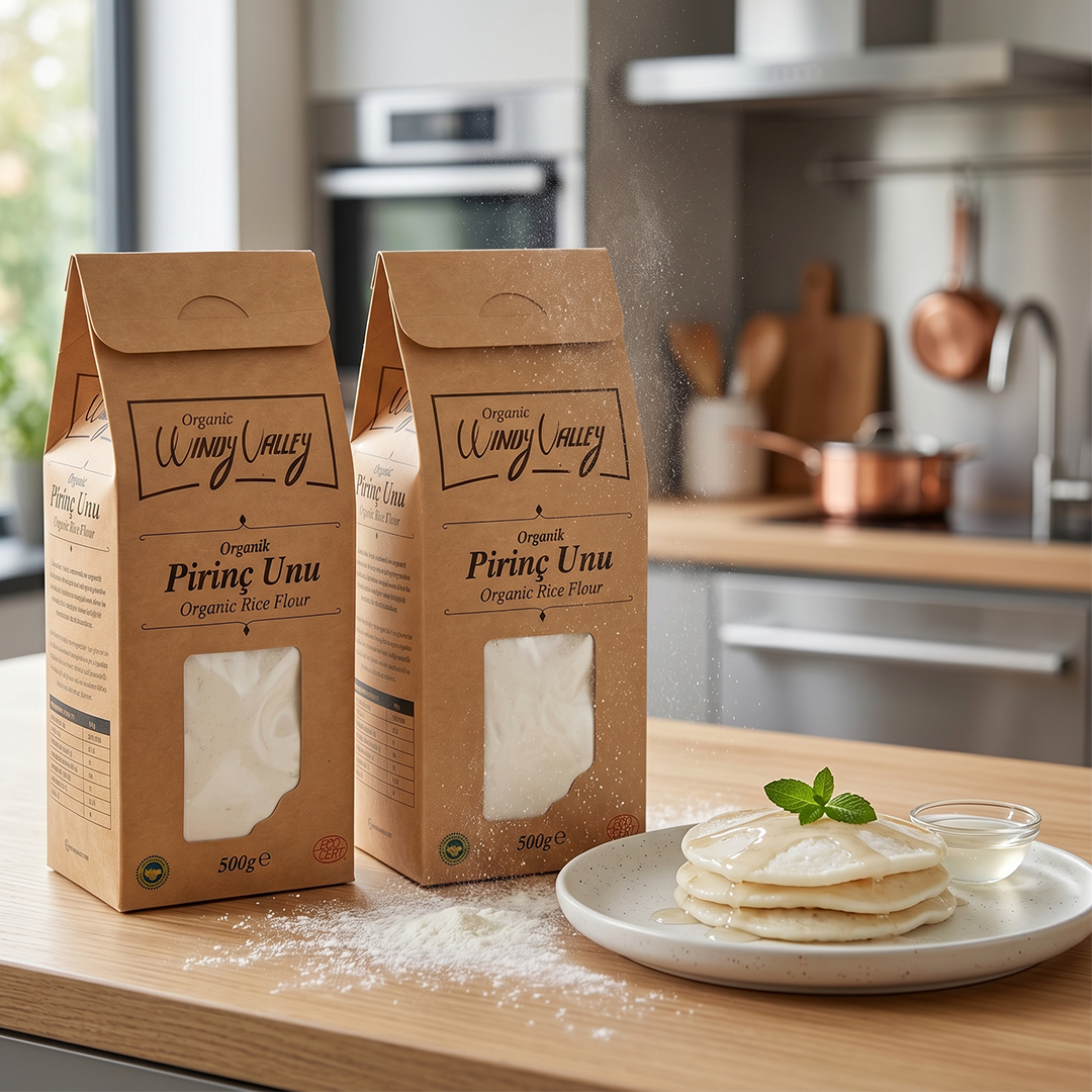 Organik Pirinç Unu  (1 Kg)  Yerli ürün