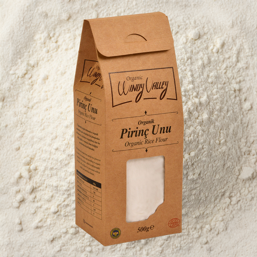 Organik Pirinç Unu (500 gr)  Yerli ürün