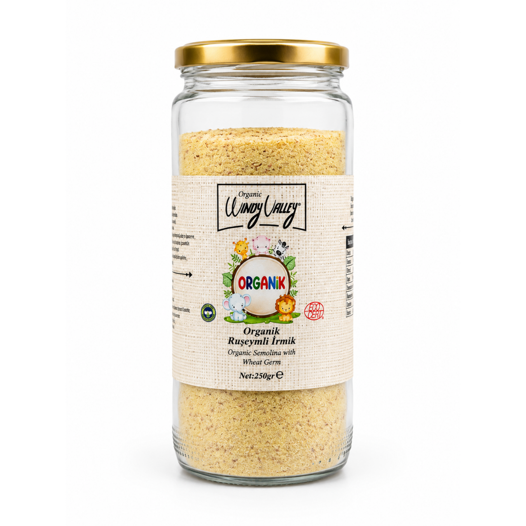 Organik Ruşeymli  İrmik  (250 gr)   