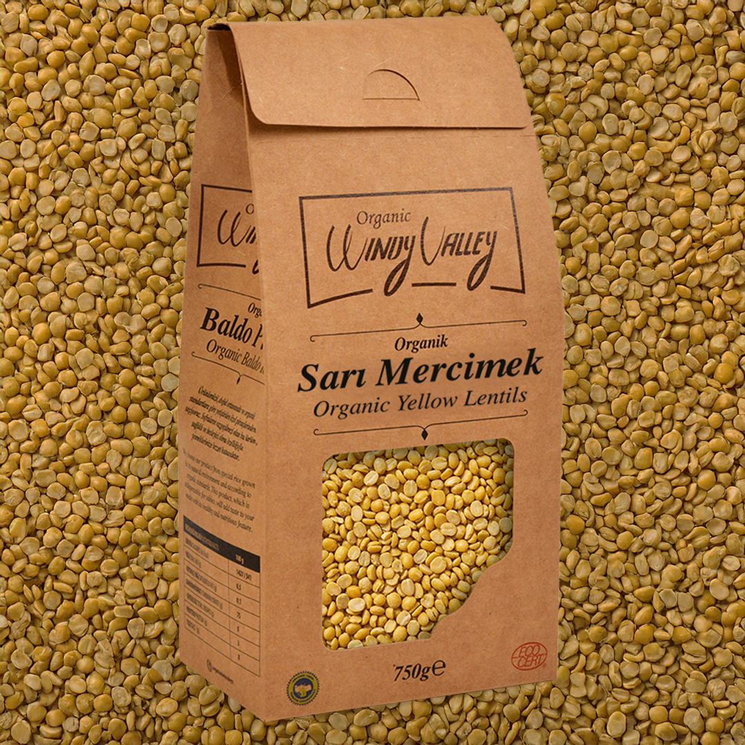 Organik Sarı Mercimek 750 gr