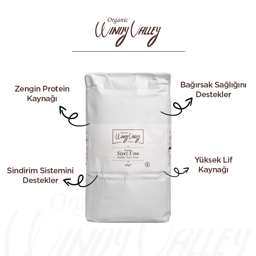 Organik Siyez Unu  (1 kg)