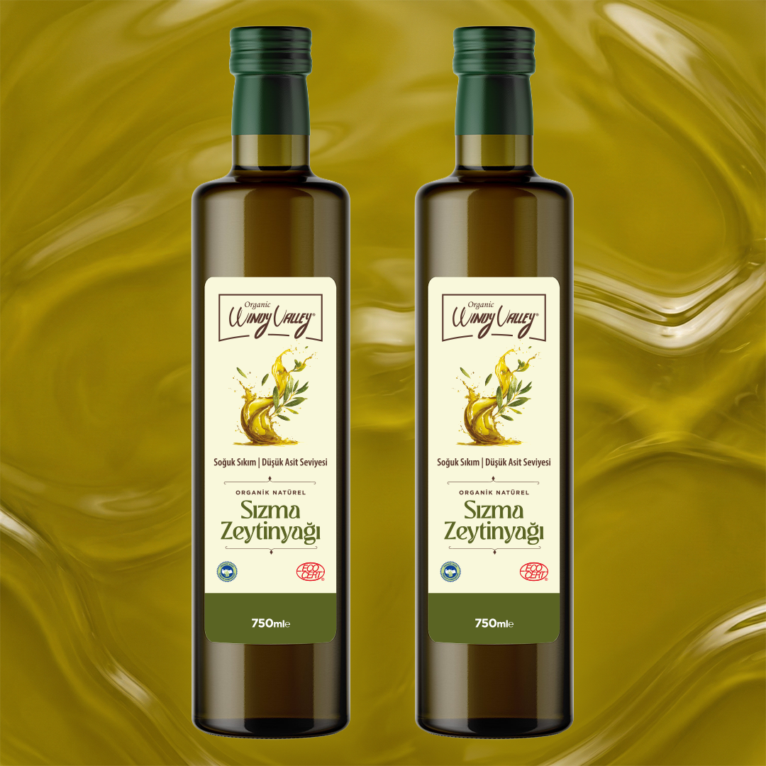 Organik Sızma Zeytinyağı (750ml x2)