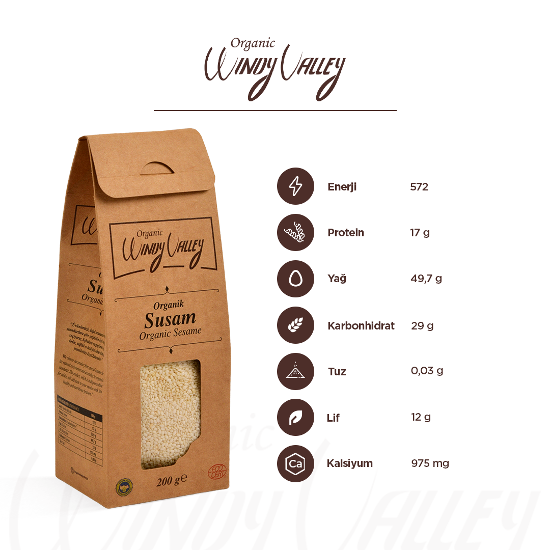 Organik Susam (200 gr) 