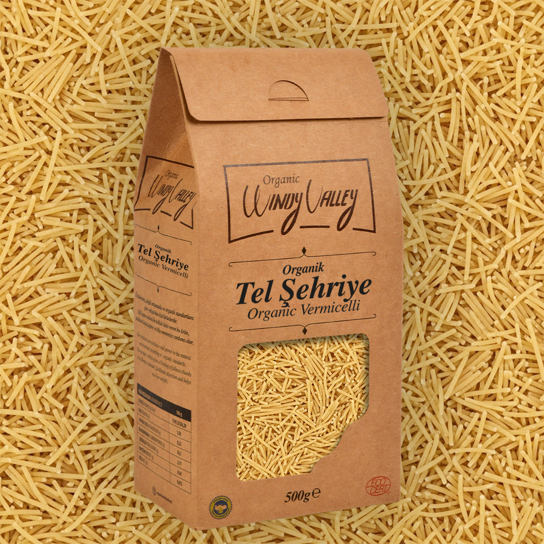 Organik Tel şehriye 500 gr (Yerli ürün)