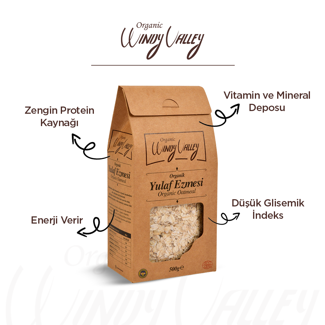 Organik Yulaf Ezmesi (500 gr)    