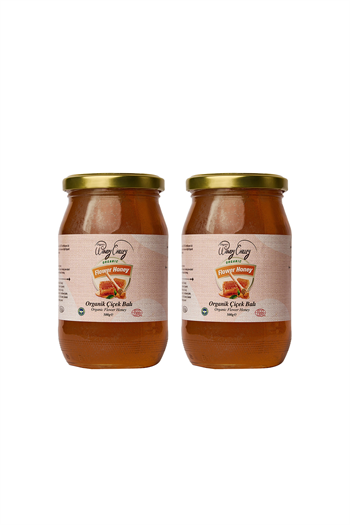 . Organik Süzme Çiçek Balı (500gr x2)