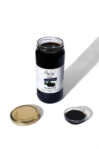 Gurme Karadut Özü  (640 gr ) Soğuk Sıkım, Şeker ilavesiz, Gluten içermez  