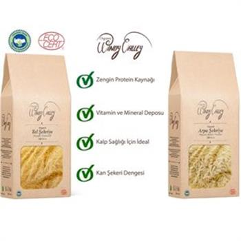 Organik Arpa şehriye-Tel şehriye ikili paket (500gr+500gr) Yerli ürün 