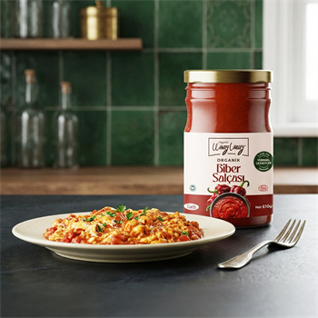 Organik Biber Salçası (610gr x2)